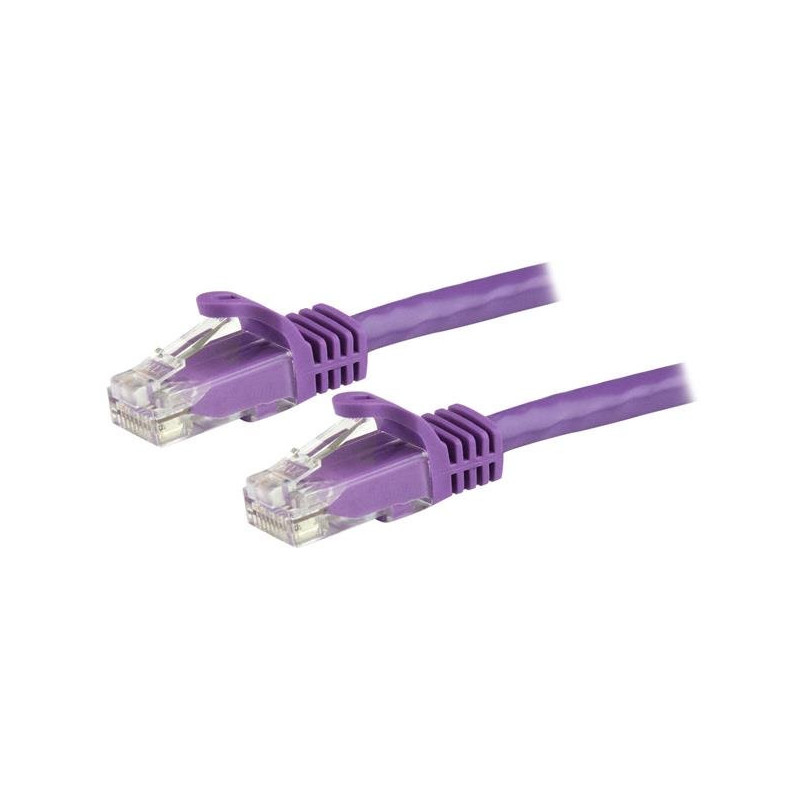 StarTech.com N6PATC15MPL cavo di rete Viola 15 m Cat6 U/UTP (UTP)