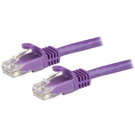 StarTech.com N6PATC15MPL cavo di rete Viola 15 m Cat6 U/UTP (UTP)