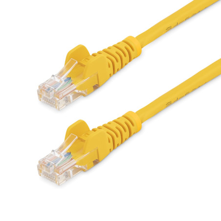 StarTech.com Cavo di Rete da 5m Giallo Cat5e Ethernet RJ45 Antigroviglio