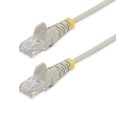 StarTech.com Cavo di Rete Ethernet Snagless CAT6 da 3m - Cavo Patch antigroviglio slim RJ45 - Grigio