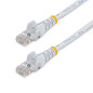 StarTech.com Cavo di rete CAT 5e - Cavo Patch Ethernet RJ45 UTP Bianco da 2m antigroviglio