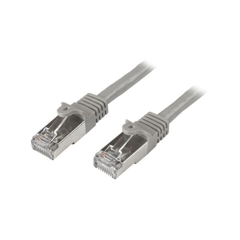 StarTech.com Cavo di rete Cat6 Ethernet Gigabit - Cavo Patch RJ45 SFTP da 50 cm - Grigio