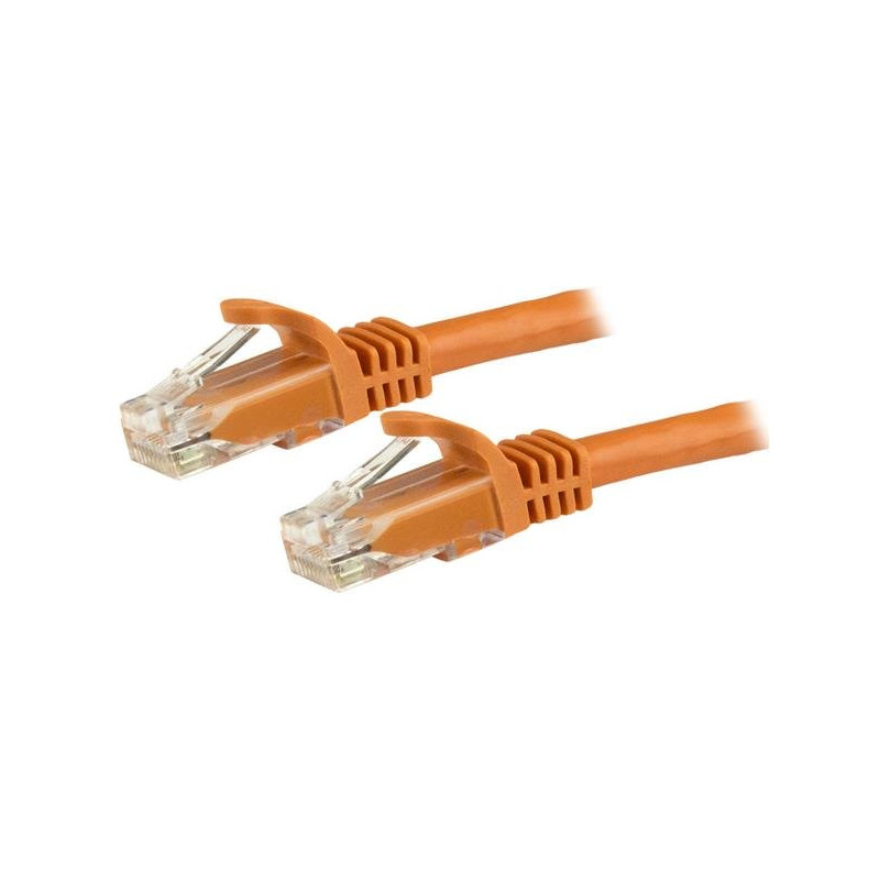 StarTech.com Cavo di rete CAT 6 - Cavo Patch Ethernet RJ45 UTP arancio da 5m antigroviglio