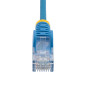 StarTech.com Cavo di Rete Ethernet Snagless CAT6 da 2,5m - Cavo Patch antigroviglio slim RJ45 - Blu