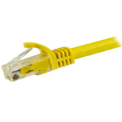 StarTech.com Cavo patch CAT6 1,5 m - Filo di rame al 100% - Connettore antistrappo - Giallo