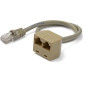 StarTech.com Cavo Adattatore sdoppiatore RJ45 2 a 1 - F/M