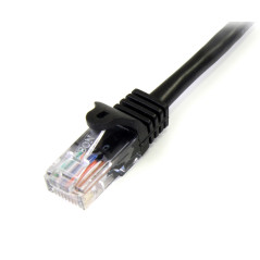 StarTech.com Cavo di rete CAT 5e - Cavo Patch Ethernet RJ45 UTP Nero da 2m antigroviglio