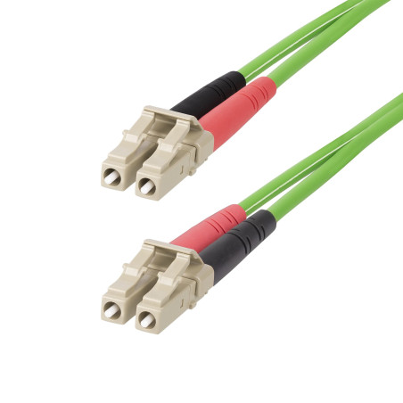 StarTech.com Cavo in Fibra Ottica Multimodale da LC a LC (UPC) OM5 da 5m, Cavo Patch Duplex LOMMF 50/125µm, VCSEL, 40G/100G,