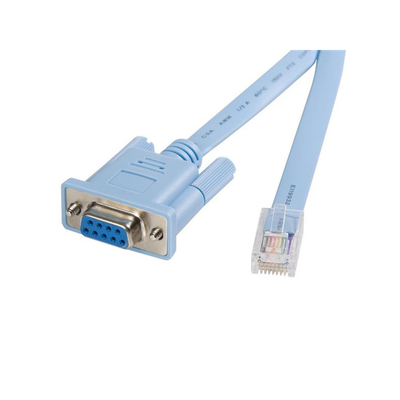 StarTech.com Cavo gestione console router Cisco RJ45 a DB9 da 1,8m Maschio/Femmina