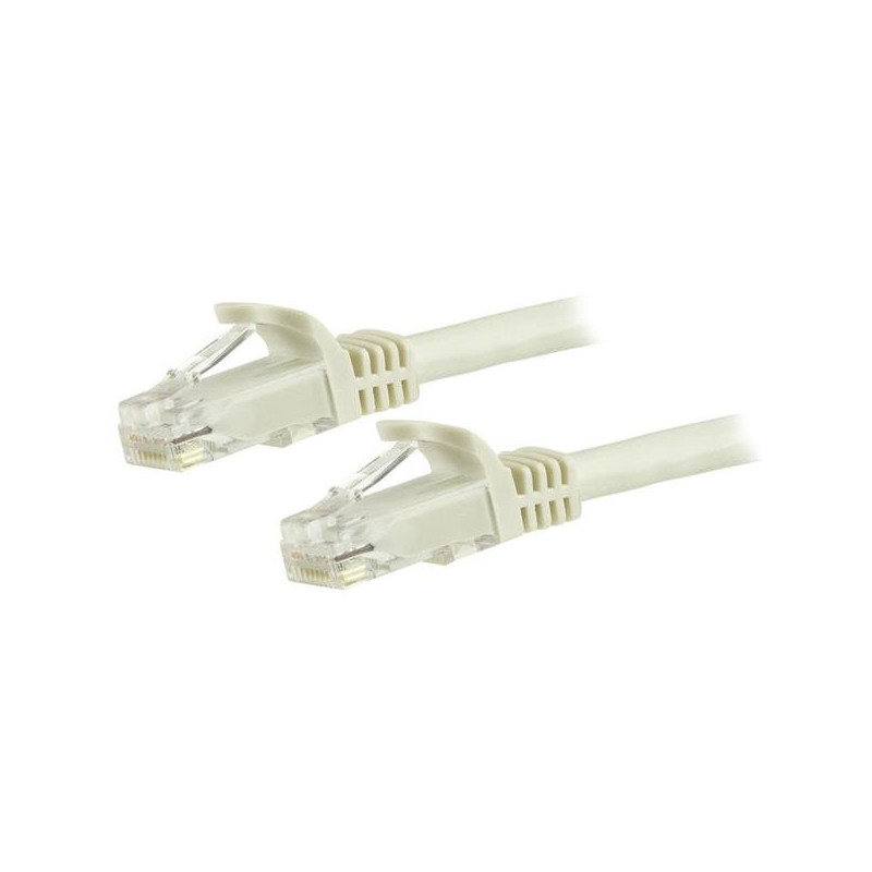 StarTech.com Cavo patch antigroviglio UTP RJ45 Cat6 Gigabit 3 m bianco - Cavo patch 3 m