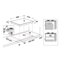 Hotpoint Ariston Piano cottura a gas FTGHL 641 D IX HA