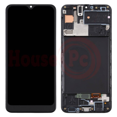 Tft Lcd-Anzeige + Berührungsbildschirm + Rahmen Für Samsung Galaxy A30S Sm-A307