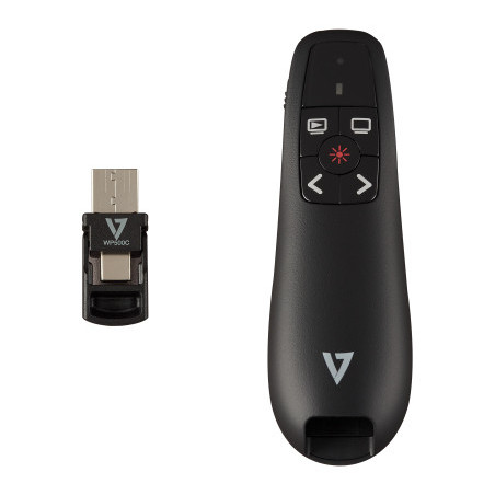 V7 Presentatore Wireless WP500C Doppio USB-C + USB-A - 2,40 GHz RF