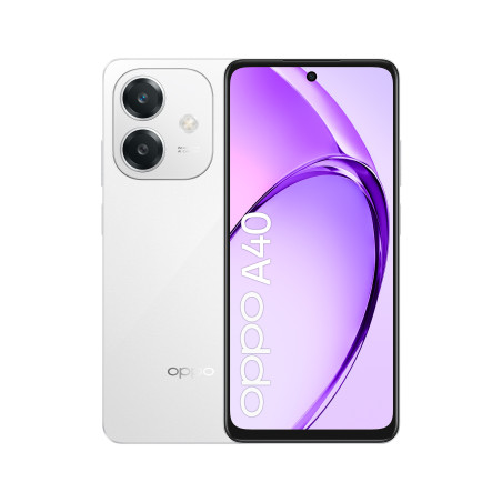 OPPO A40 Smartphone, Fotocamera AI 50MP, Selfie 5MP, Display 6.67” 90HZ LCD HD+, 5100mAh, RAM 12 GB (6+6) + ROM 128GB, IP54,