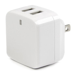 StarTech.com Caricabatterie da Muro a doppia porta x2 USB ad alta potenza ( 17W   3.4 Amp ) con prese da viaggio