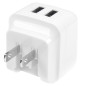 StarTech.com Caricabatterie da Muro a doppia porta x2 USB ad alta potenza ( 17W / 3.4 Amp ) con prese da viaggio