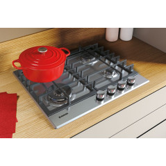 Hoover H-HOB 300 GAS HHG6BF4MX Acciaio inox Da incasso 60 cm 4 Fornello(i)