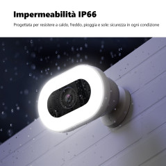 Imou Knight Telecamera 4K (8MP) Wi-Fi da esterno con sirena e faretto