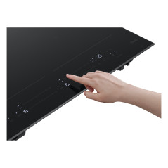 LG CBIZ2437B Piano cottura induzione 60cm, 7,4kW con limitatore, 4 zone, 2 flex, Wi-Fi