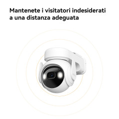 Imou Cell PT - Telecamera da Esterno a batteria con risoluzione 2K (3MP), Rilevamento Movimento Umano, Visione Notturna a