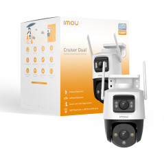 Imou Crusier DUAL 10MP (5MP+5MP) Telecamera Wi-Fi Esterno Doppio Obiettivo, 360°PTZ Videocamera Sorveglianza Esterno con