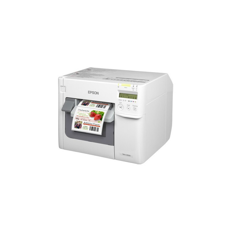 Epson TM-C3500 stampante per etichette (CD) Ad inchiostro A colori 720 x 360 DPI 103 mm/s Cablato Collegamento ethernet LAN