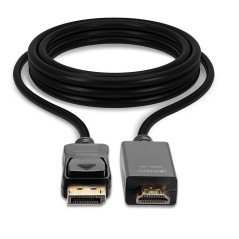 Lindy 36923 cavo e adattatore video 3 m DisplayPort HDMI tipo A (Standard) Nero