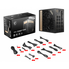 MSI MEG AI1300P PCIE5 alimentatore per computer 1300 W 24-pin ATX ATX Nero