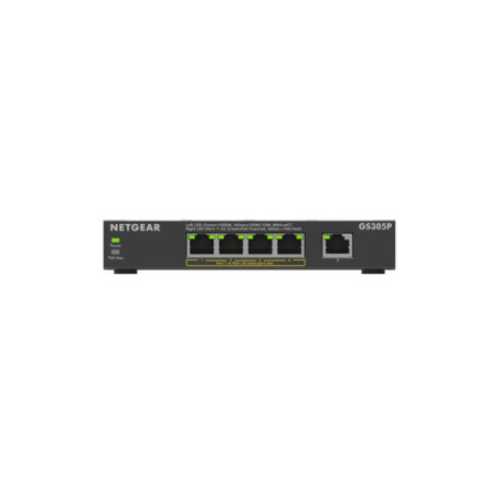 NETGEAR GS305Pv3 Non gestito Gigabit Ethernet (10/100/1000) Supporto Power over Ethernet (PoE) Nero