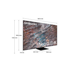 Samsung Series 8 TV Neo QLED 8K 85” QE85QN800A Smart TV Wi-Fi Stainless Steel 2021