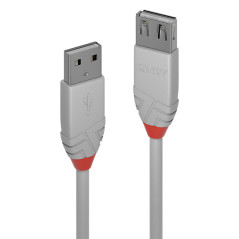 Lindy 36715 cavo USB USB 2.0 5 m USB A Grigio