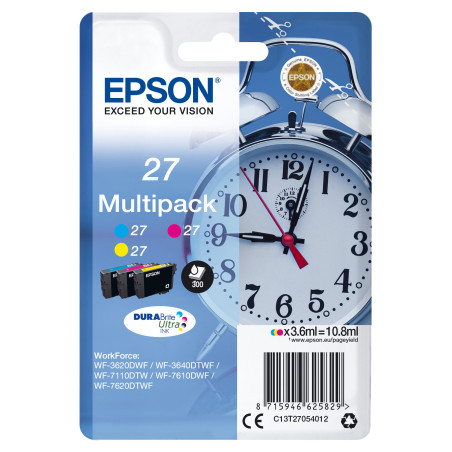 Epson Alarm clock Multipack Sveglia 3 colori Inchiostri DURABrite Ultra 27