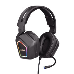 Trust GXT 450 Blizz RGB 7.1 Surround Auricolare Cablato A Padiglione Gaming USB tipo A Nero