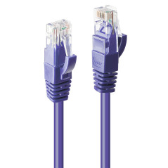 Lindy 48124 cavo di rete Viola 3 m Cat6 U UTP (UTP)