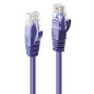 Lindy 48124 cavo di rete Viola 3 m Cat6 U/UTP (UTP)