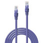 Lindy 48124 cavo di rete Viola 3 m Cat6 U/UTP (UTP)