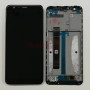 Display Lcd + Touch Screen Frame Per Asus Zenfone Max M1 Zb555Kl Zb556Kl Nero