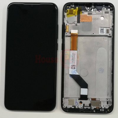 Lcd Display + Touch Screen + Frame For Xiaomi Redmi Note 7 M1901F7G M1901F7H Black