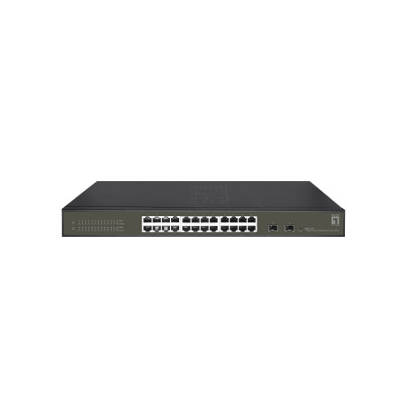 LevelOne GES-2126 switch di rete Gestito L2 Gigabit Ethernet (10 100 1000) Nero