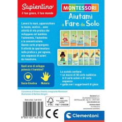 Clementoni MONTESSORI CARTE - AIUTAMI A FARE DA SOLO