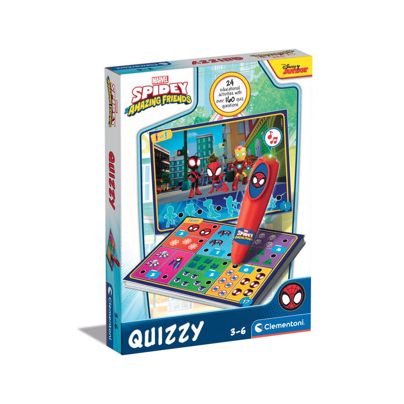 Clementoni Quizzy - Spidey 10 min Gioco da tavolo Quiz