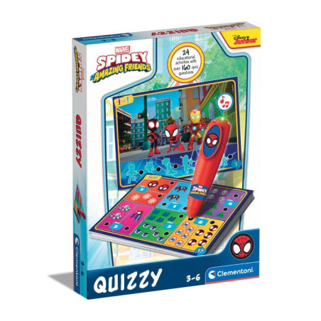 Clementoni Quizzy - Spidey 10 min Gioco da tavolo Quiz