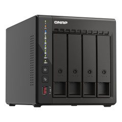 QNAP TS-453E NAS Tower Intel® Celeron® J6412 8 GB 0 TB QNAP QTS Nero