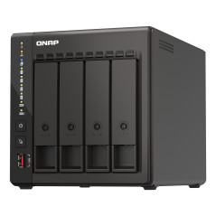 QNAP TS-453E NAS Tower Intel® Celeron® J6412 8 GB 0 TB QNAP QTS Nero