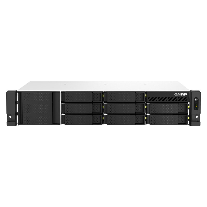 QNAP TS-864EU-8G server NAS e di archiviazione Armadio (2U) Intel® Celeron® 8 GB DDR4 0 TB QNAP Turbo System Nero