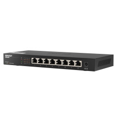 QNAP QSW-1108-8T switch di rete Non gestito 2.5G Ethernet (100 1000 2500) Nero