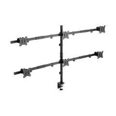 Equip Staffa di montaggio da scrivania per 6 monitor articolati da 17"-32”