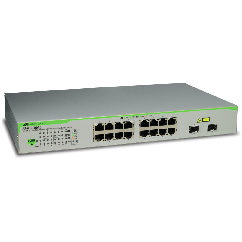 Allied Telesis AT-GS950/16-50 Gestito L2 Gigabit Ethernet (10/100/1000) 1U Bianco