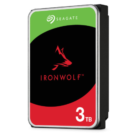 Seagate IronWolf ST3000VN006 disco rigido interno 3 TB 5400 Giri/min 256 MB 3.5" Serial ATA III