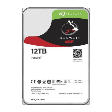 Seagate NAS HDD IronWolf disco rigido interno 12 TB 7200 Giri min 256 MB 3.5" Serial ATA III